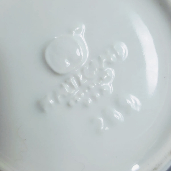 3 Russian MCM Antique Vintage Ceramic Stoneware Blue Coffee Mug Matching Set - Picture 6 of 6